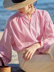 April | Elegante Gestreepte Blouse