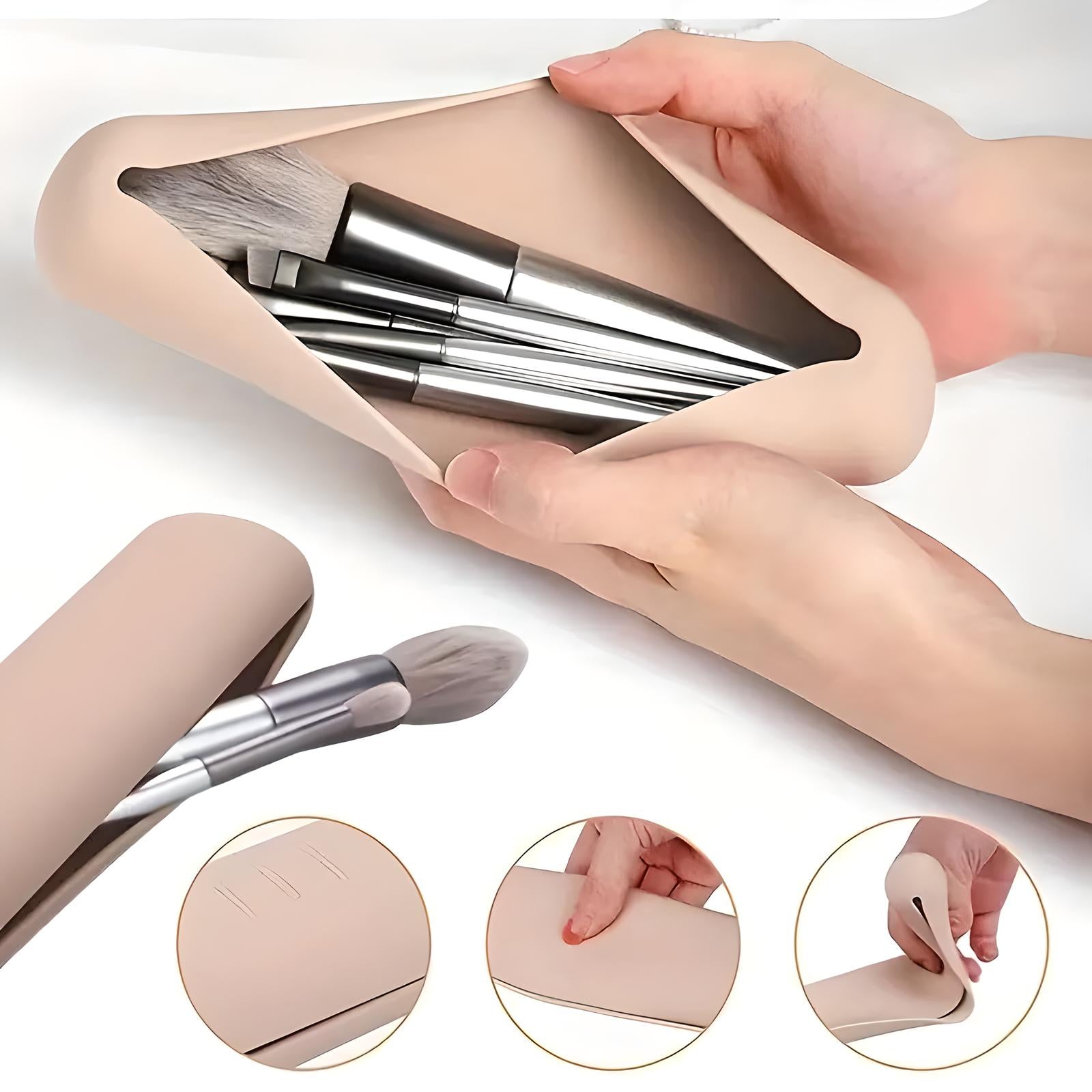Ines | Set van 3 Make-upkwasten Etui's