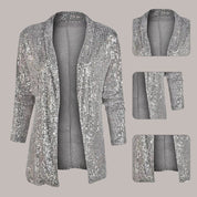 Freya | Sprankelende Pailletten Blazer – Elegant en Glamoureus