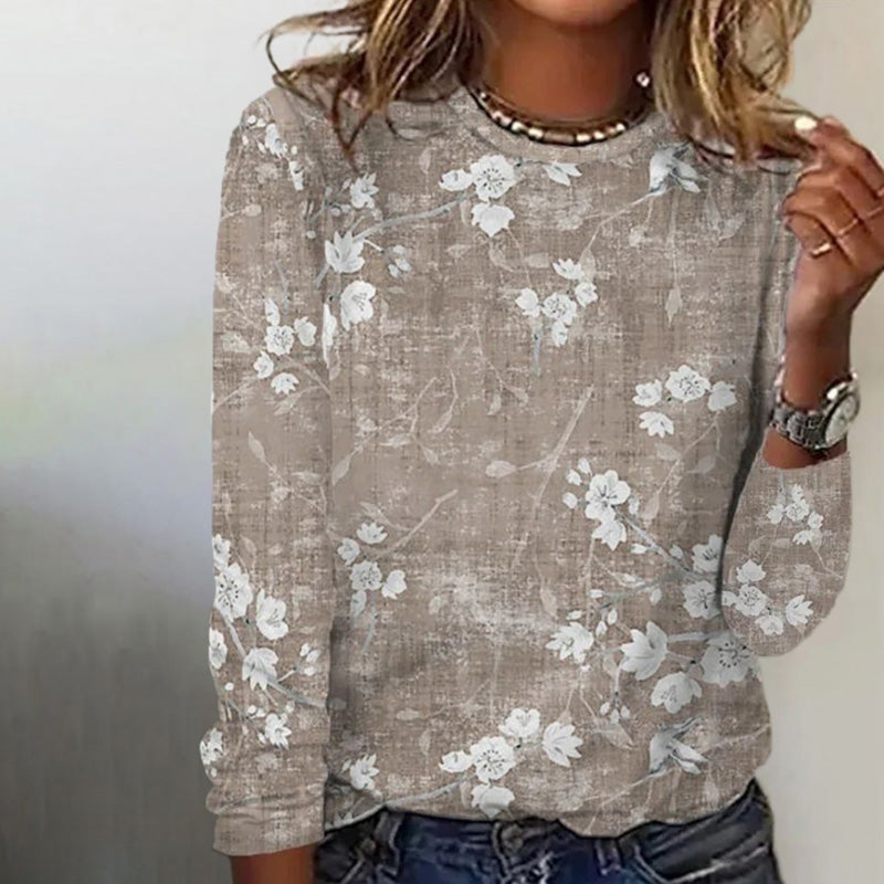 Nadine | Tijdloze Bloemenprint Blouse voor Dames