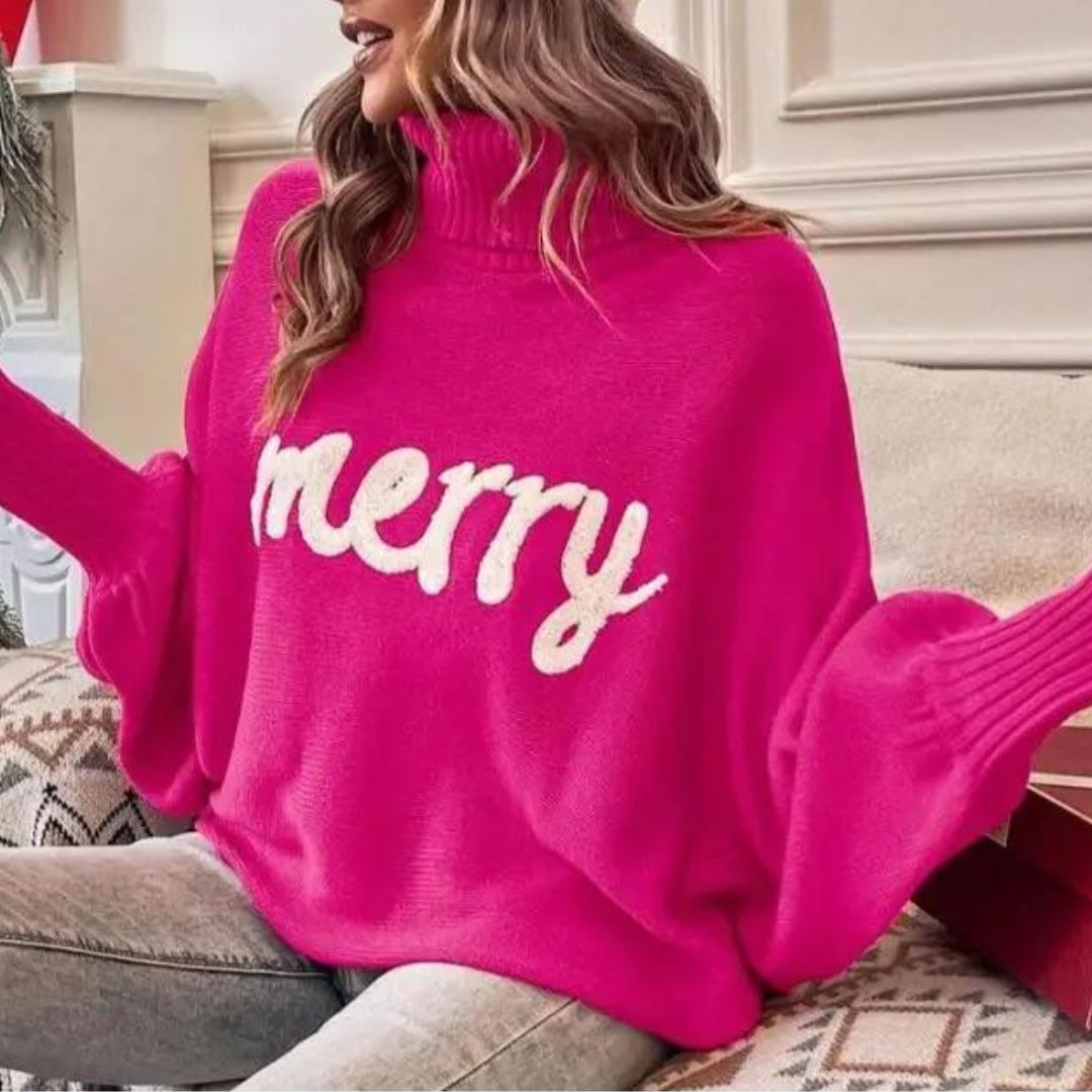Cindy | Warme Feestelijke Dames Coltrui voor Kerst