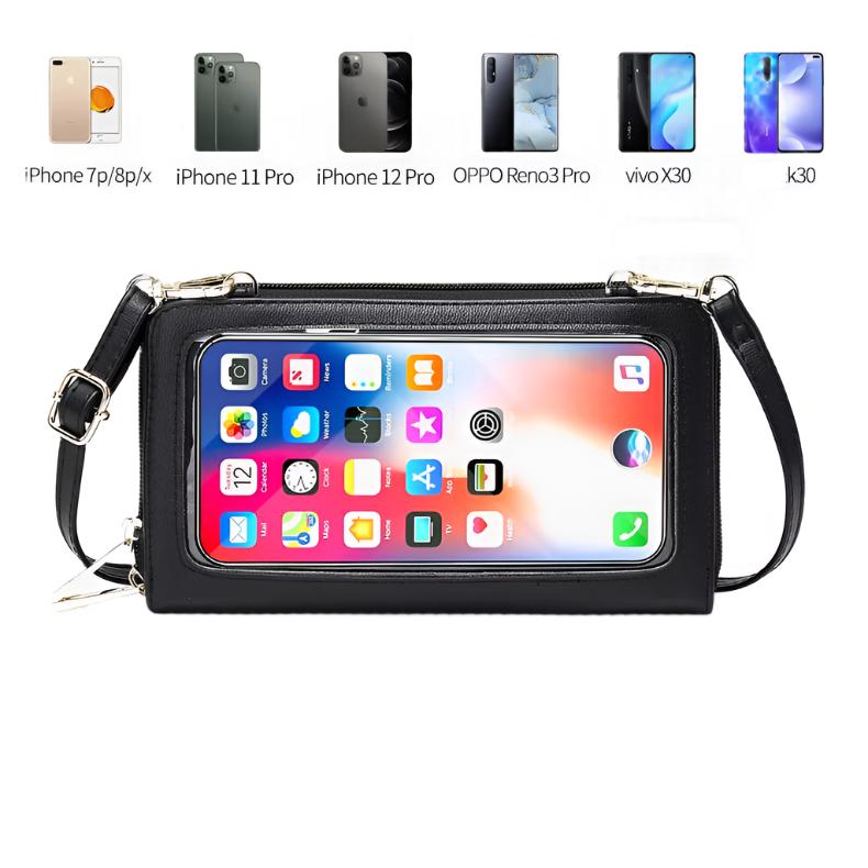 Vinly | RFID Blokkerende Touchscreen Crossbody Paspoorthouder & Reistas