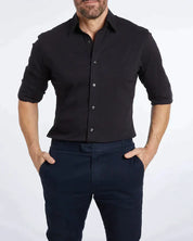 Jeroen | Slim-fit Overhemd met Stretch en Knoopsluiting
