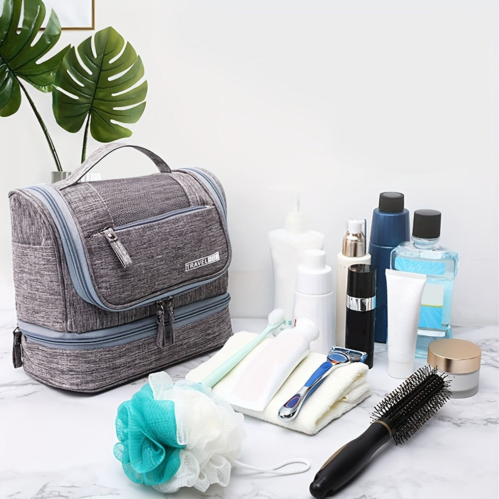 TravelMate Elite | Luxe Hangende Toilettas met Meerdere Compartimenten