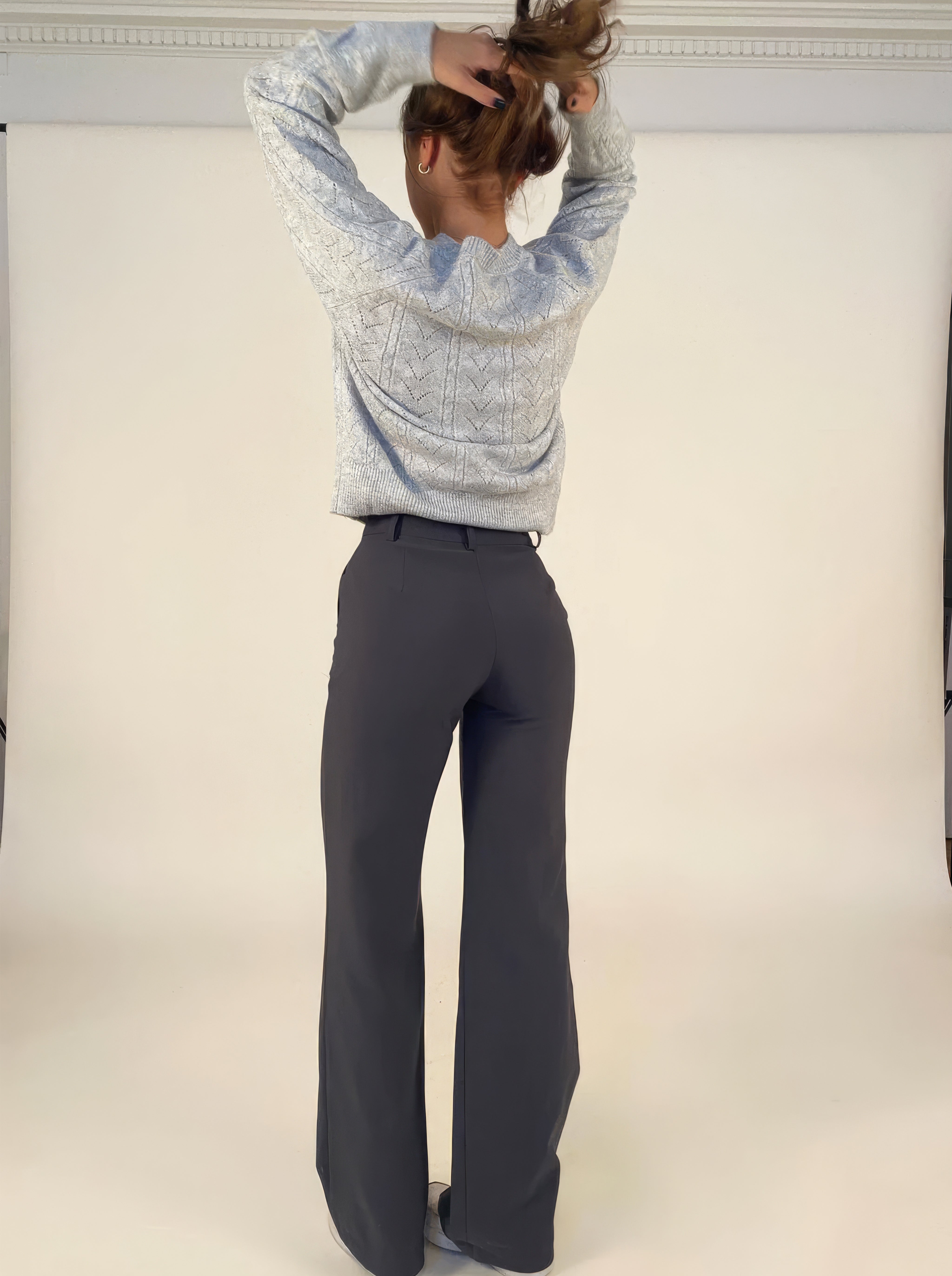 Mia | Wijde Broek Met Hoge Taille Voor Dames