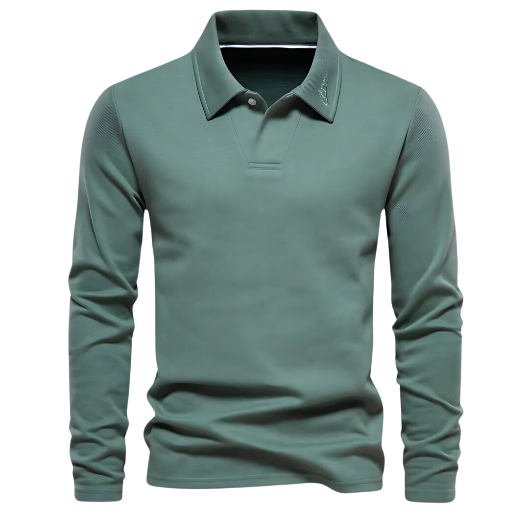 Jordan | Nette heren polo lange mouw