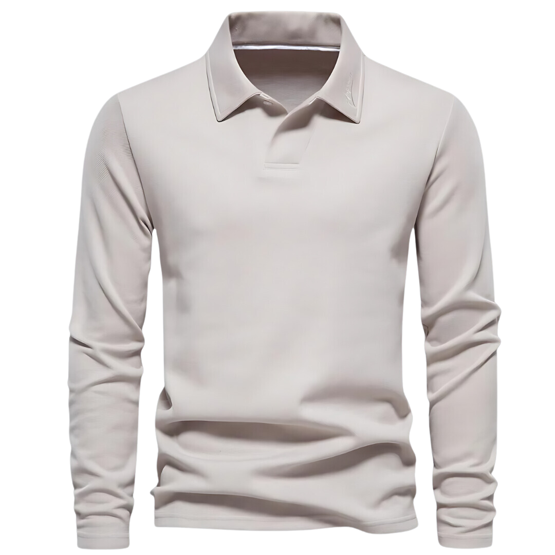Jordan | Nette heren polo lange mouw