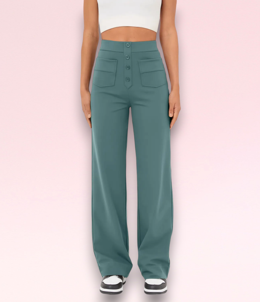 Vivian - Sneldrogende Stretch Broek