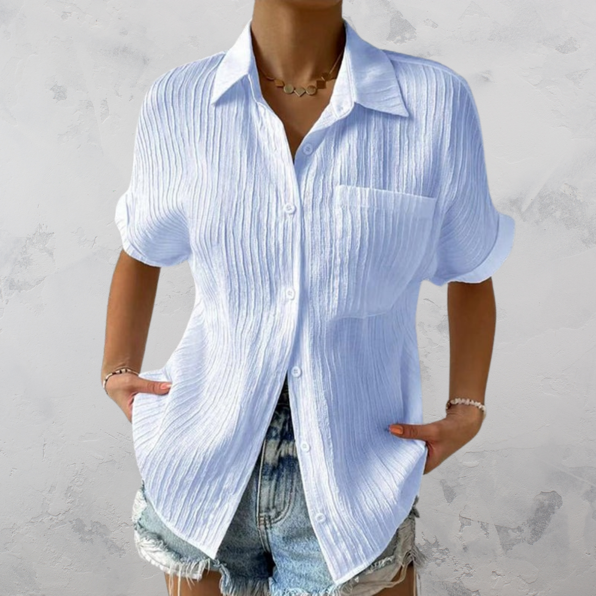 Fay | Casual Lichtgewicht Blouse met Knoopsluiting voor Dames