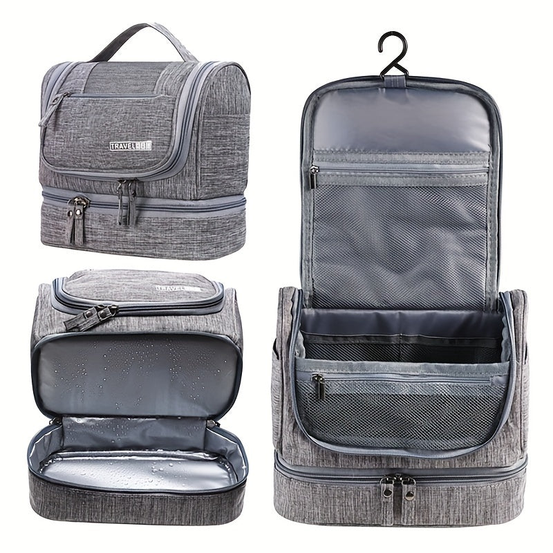 TravelMate Elite | Luxe Hangende Toilettas met Meerdere Compartimenten