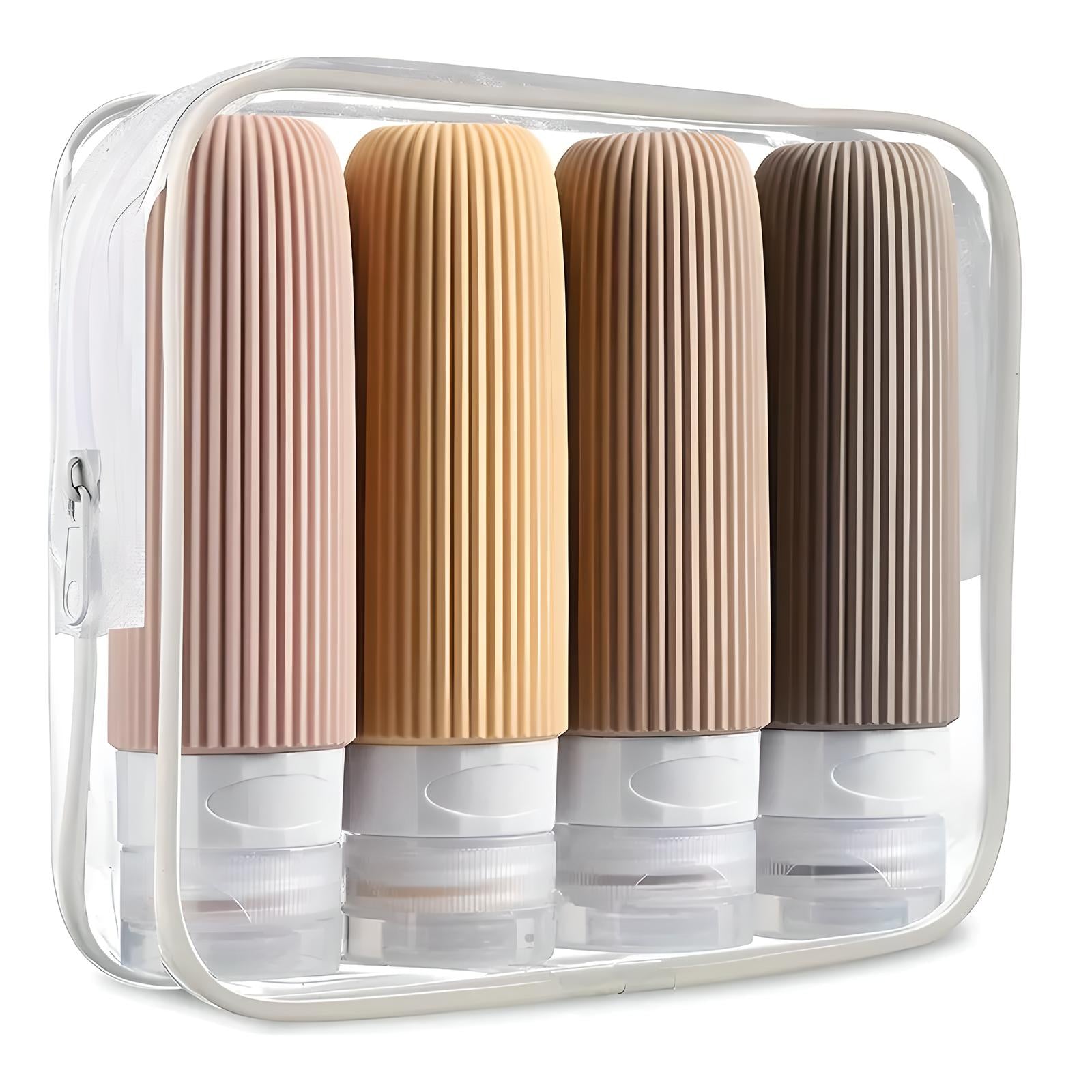 Reisflesjes voor Toilettas | 4 Stuks