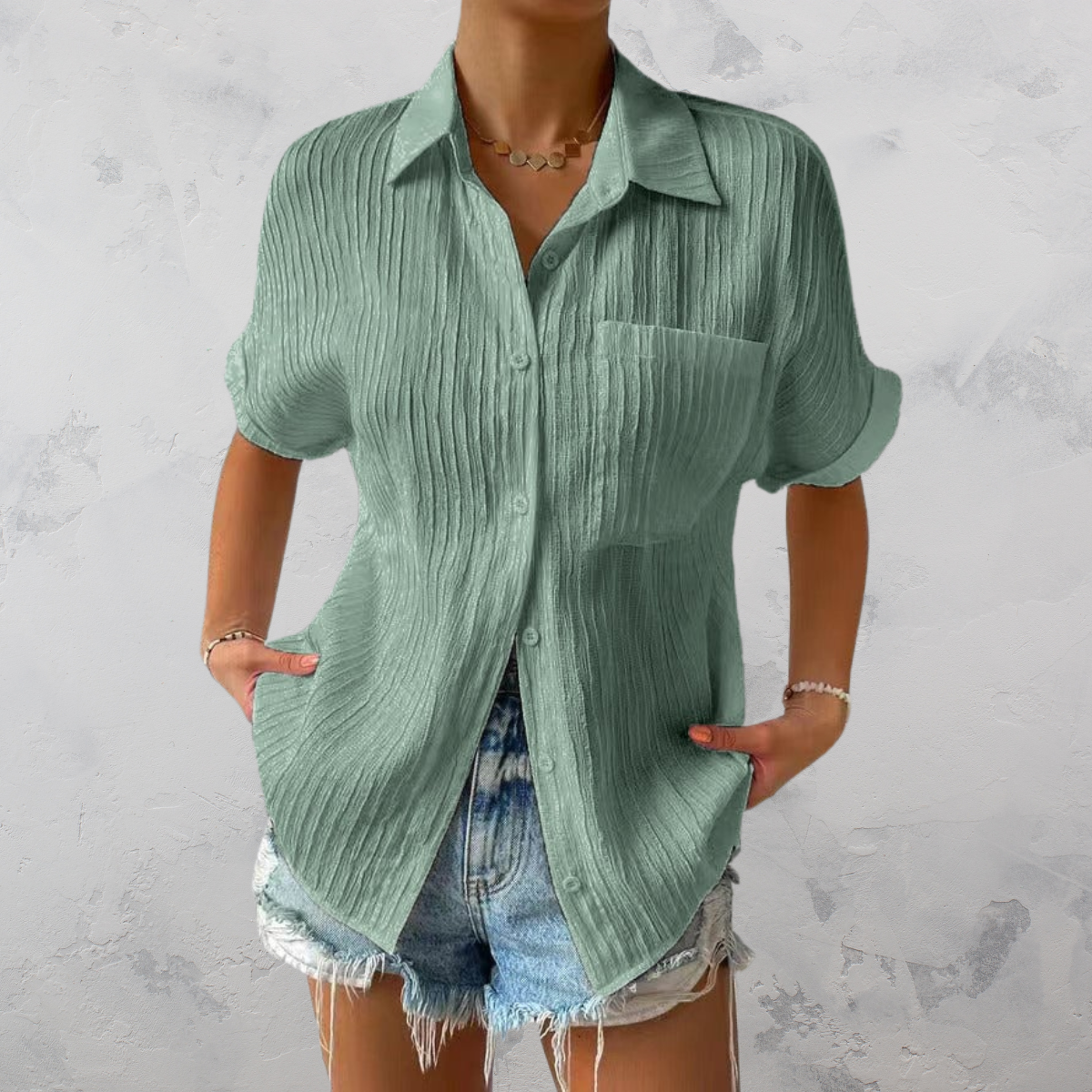 Fay | Casual Lichtgewicht Blouse met Knoopsluiting voor Dames