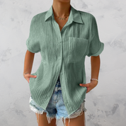 Fay | Casual Lichtgewicht Blouse met Knoopsluiting voor Dames