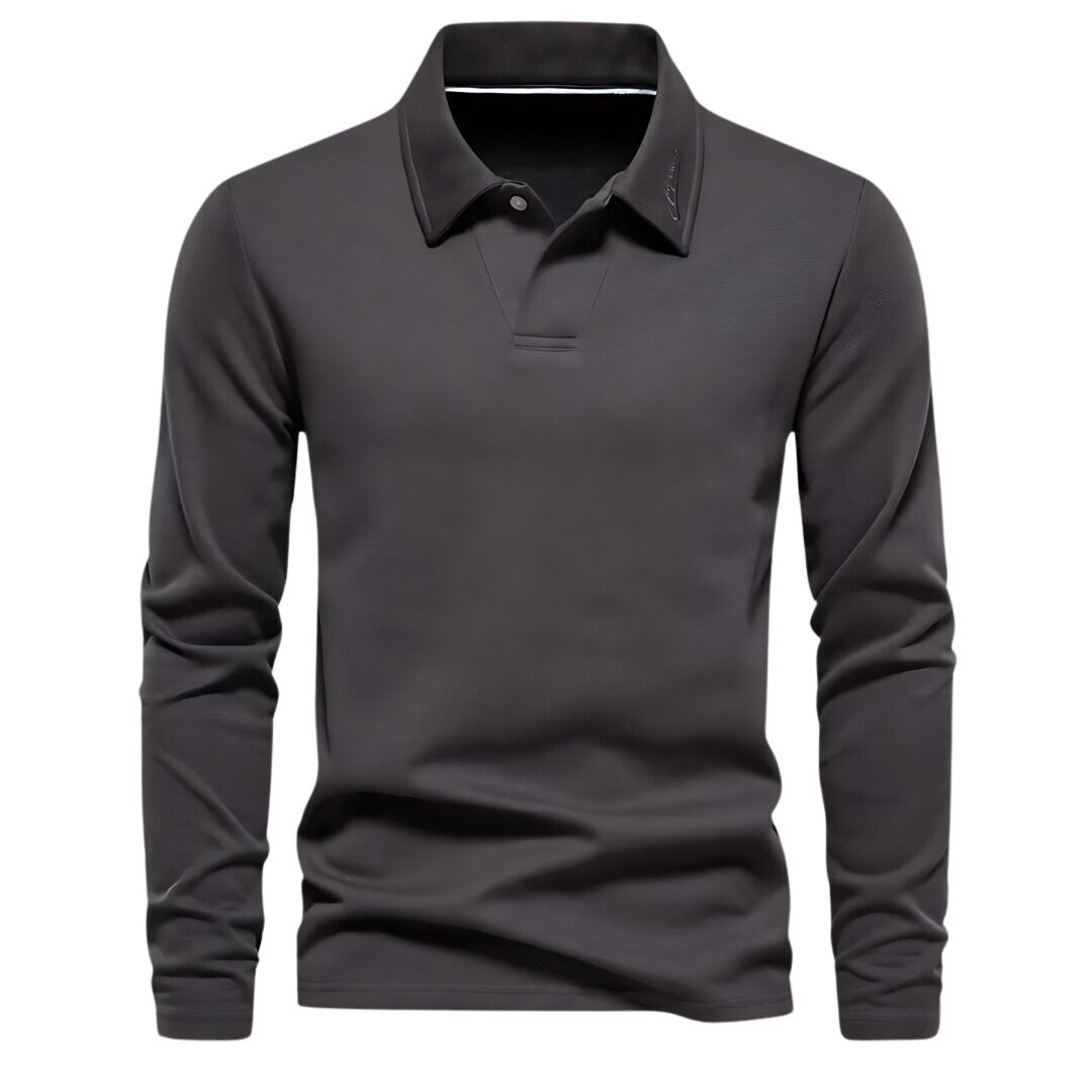 Jordan | Nette heren polo lange mouw