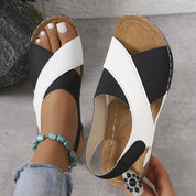 Aria | Moderne Color Block Sandalen