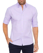 Jeroen | Slim-fit Overhemd met Stretch en Knoopsluiting