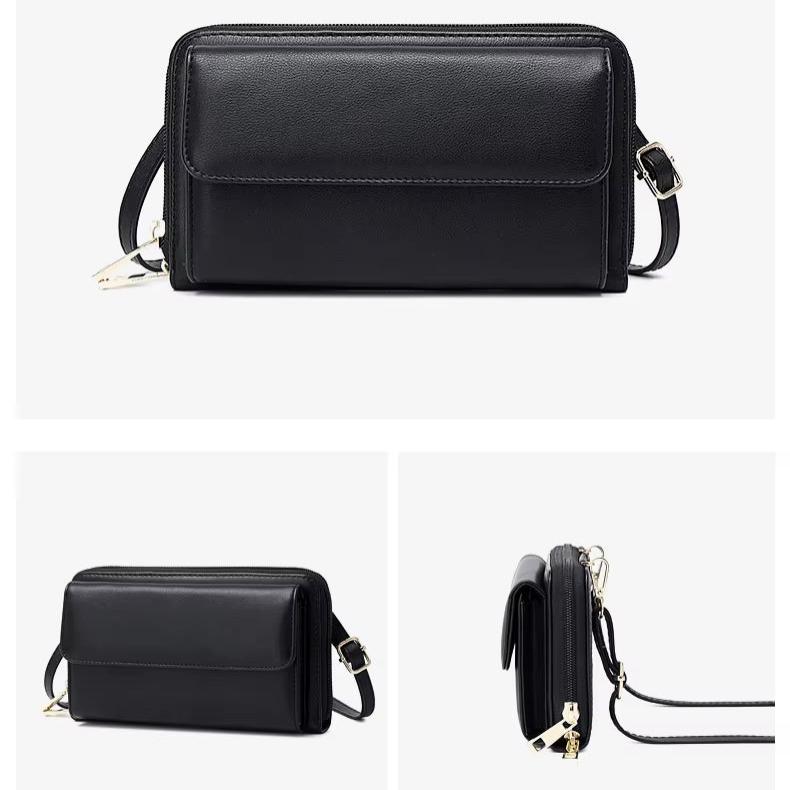 Vinly | RFID Blokkerende Touchscreen Crossbody Paspoorthouder & Reistas