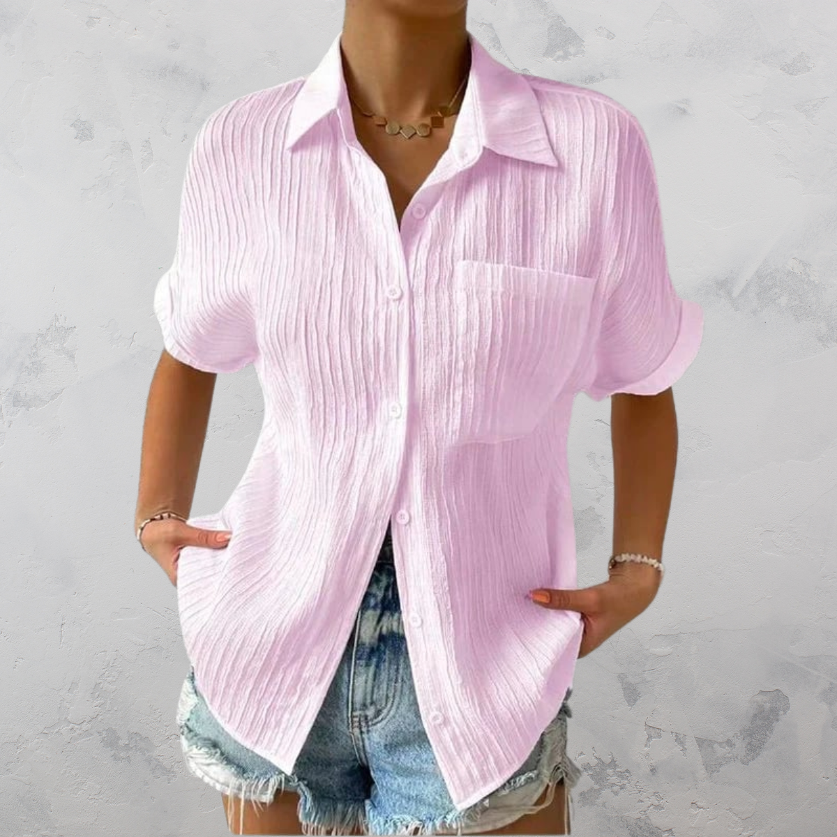 Fay | Casual Lichtgewicht Blouse met Knoopsluiting voor Dames
