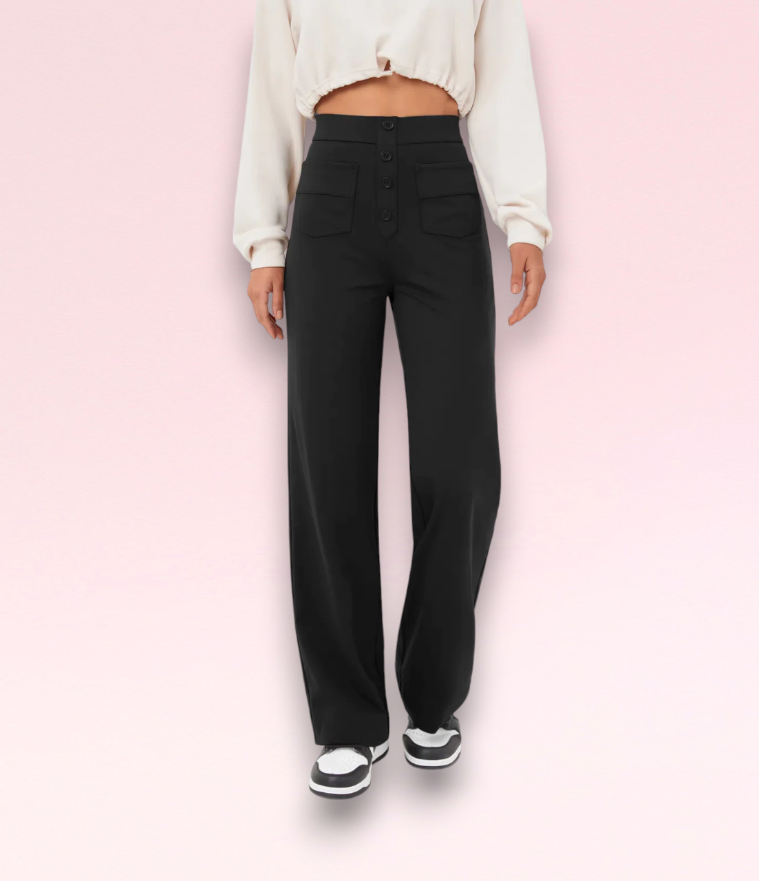 Vivian - Sneldrogende Stretch Broek