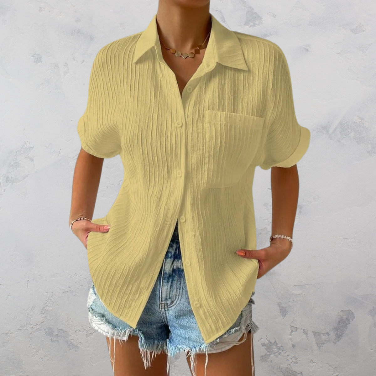 Fay | Casual Lichtgewicht Blouse met Knoopsluiting voor Dames