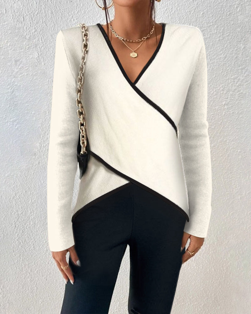 Danielle| Luxe V-hals Trui Herfst