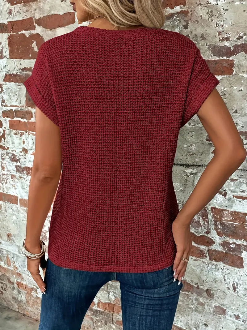 Abbie | Comfortabele Dagelijkse Gebreide Top