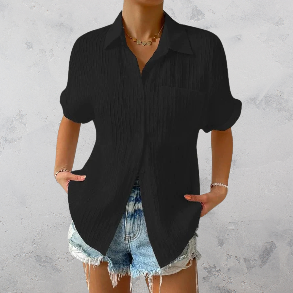 Fay | Casual Lichtgewicht Blouse met Knoopsluiting voor Dames