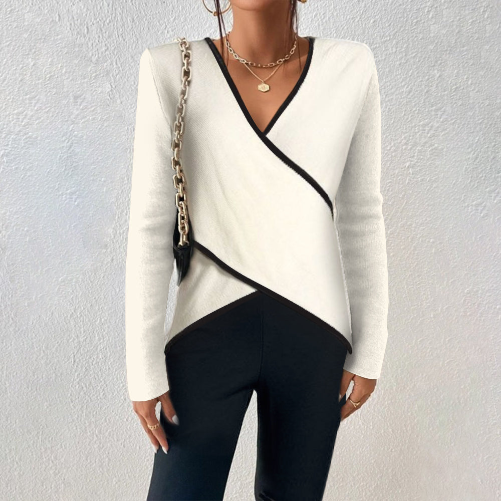 Danielle| Luxe V-hals Trui Herfst