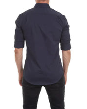 Jeroen | Slim-fit Overhemd met Stretch en Knoopsluiting