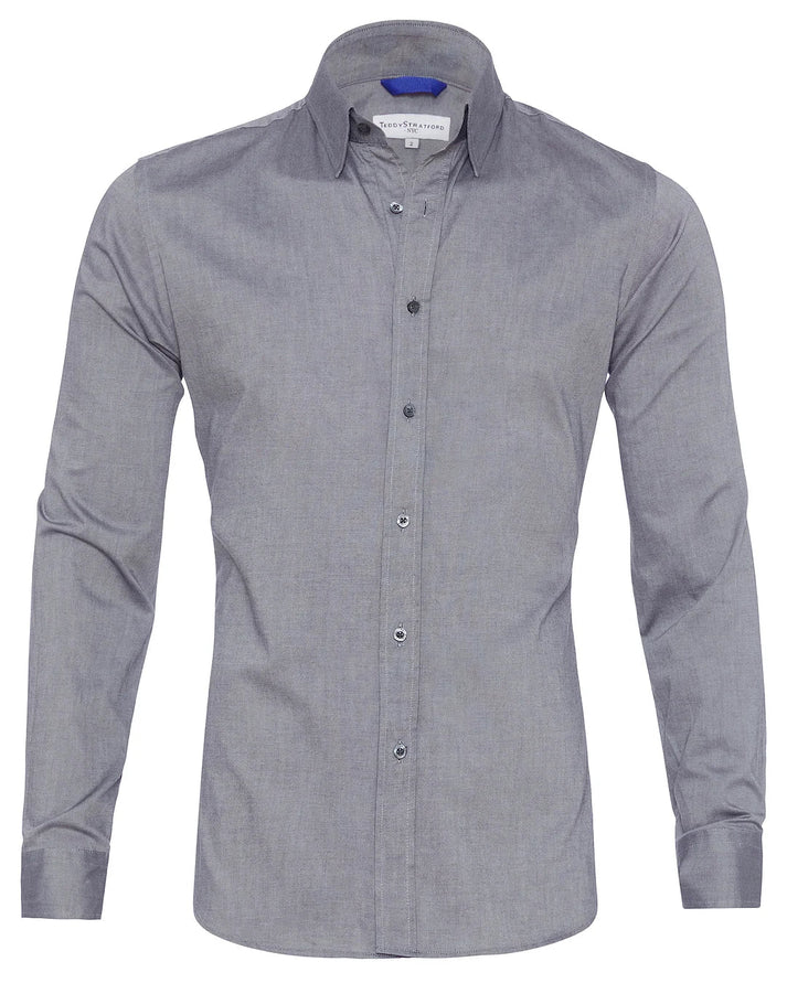 Jeroen | Slim-fit Overhemd met Stretch en Knoopsluiting