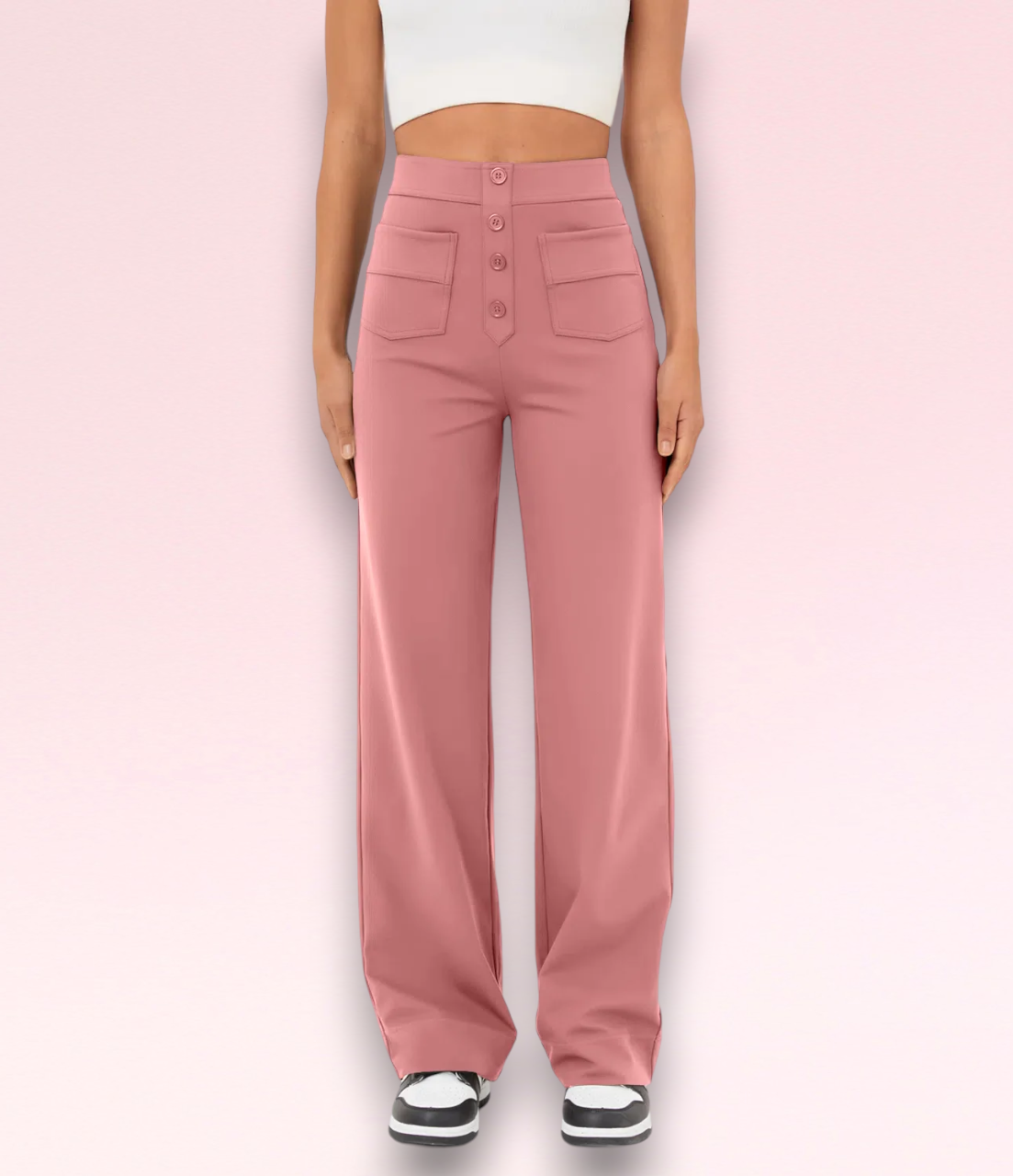 Vivian - Sneldrogende Stretch Broek
