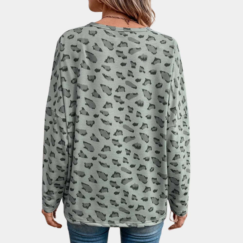 Carline | Stijlvolle en casual damestrui met print