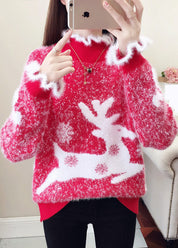 Angel | Warme Casual Damestrui met Ruches kerst stijl