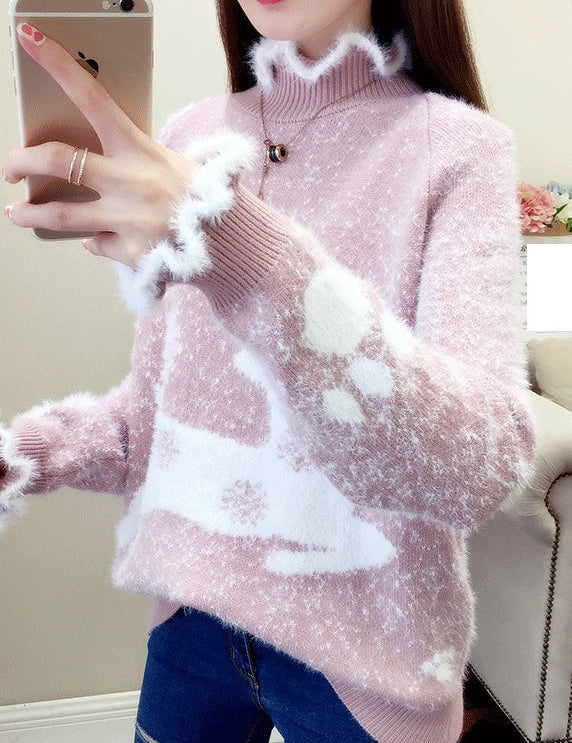 Angel | Warme Casual Damestrui met Ruches kerst stijl