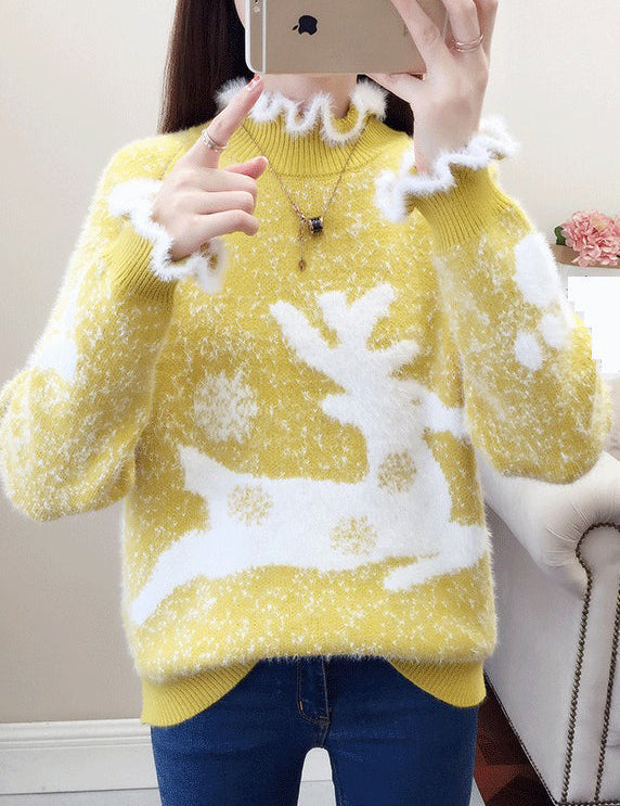Angel | Warme Casual Damestrui met Ruches kerst stijl
