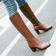 Amber | Luxe Ritslaarzen – Stijlvolle Statement Schoenen