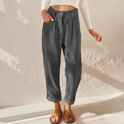 Liza | Casual Rib Broek