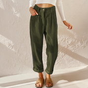 Liza | Casual Rib Broek
