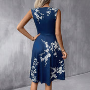 Jasmijn | Zomerjurk Midi met Bloemprint