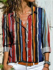 Brenda | Geometrische Print Zomerblouse voor Dames