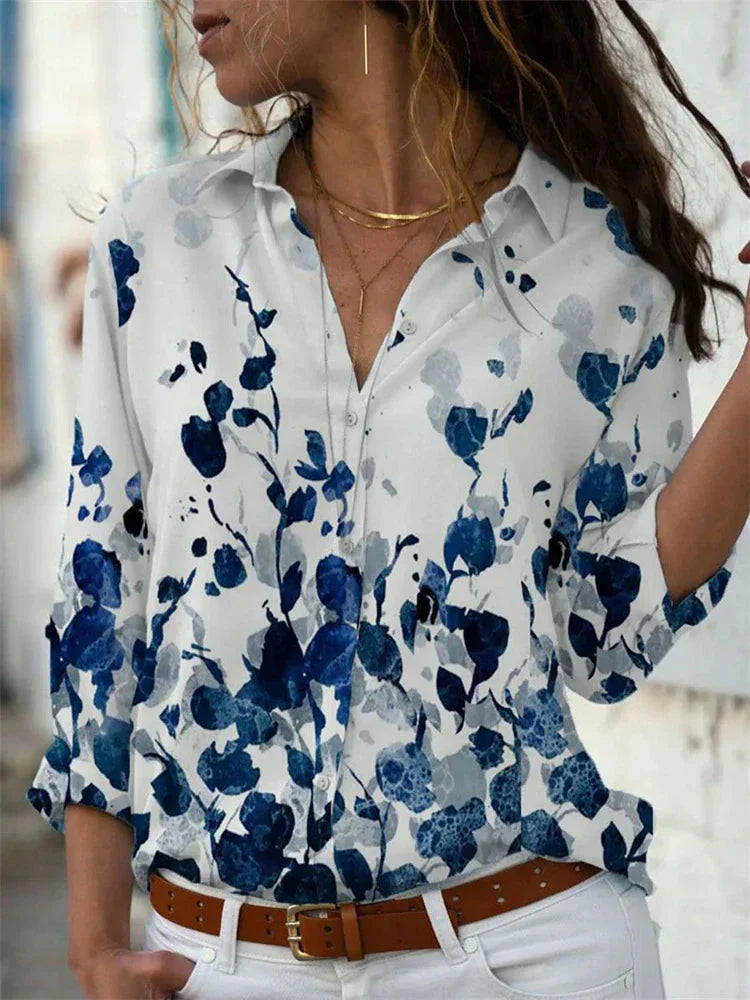 Brenda | Geometrische Print Zomerblouse voor Dames