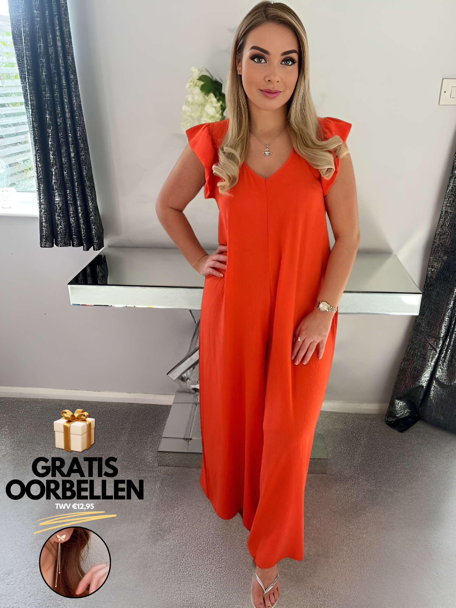 Maya | Jumpsuit Wijde Pijpen