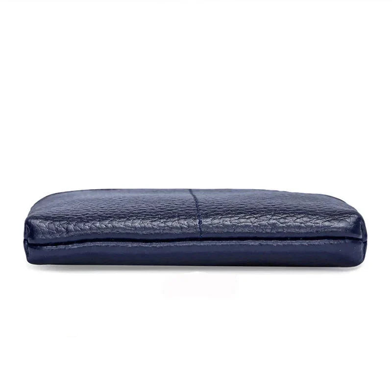 KeyPouch Luxe | Compacte Leren Sleutel- en Muntportemonnee