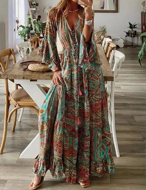 SARIAH | Comfortabele Lange Jurk