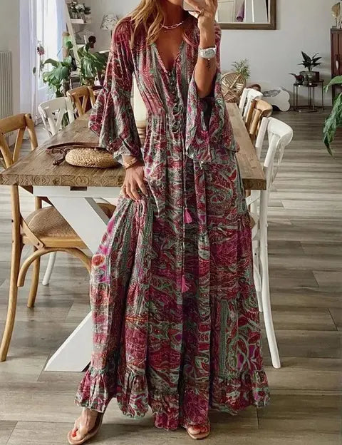 SARIAH | Comfortabele Lange Jurk