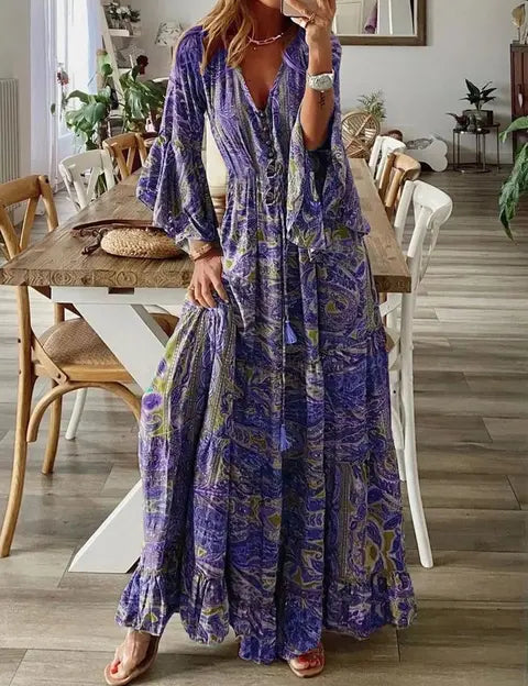 SARIAH | Comfortabele Lange Jurk
