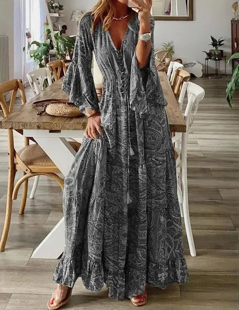SARIAH | Comfortabele Lange Jurk