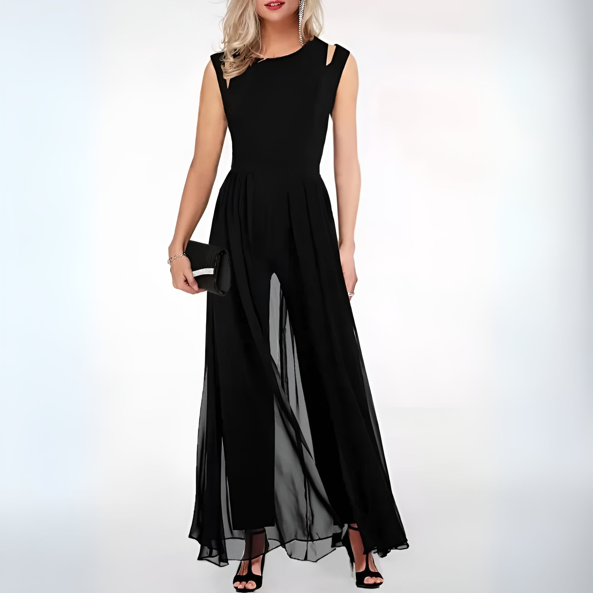 Chrissie | Elegante Mouwloze Jumpsuit