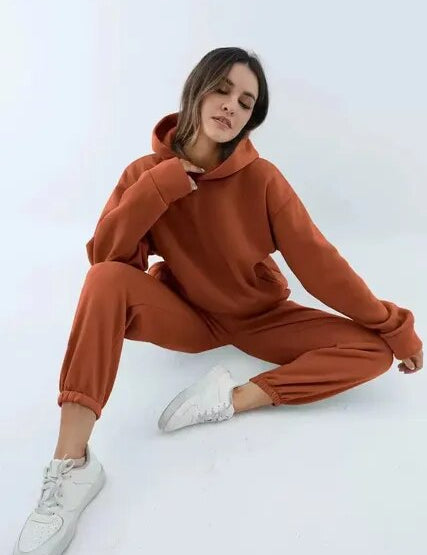 Helene | Comfortabele Dames Joggingpak met Hoodie en Joggingbroek