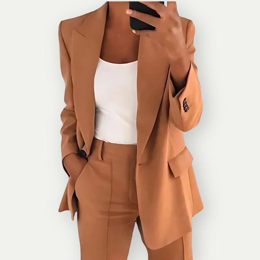 Alliyah | Premium Blazer Set voor Dames – Elegante en Comfortabele Business Outfit